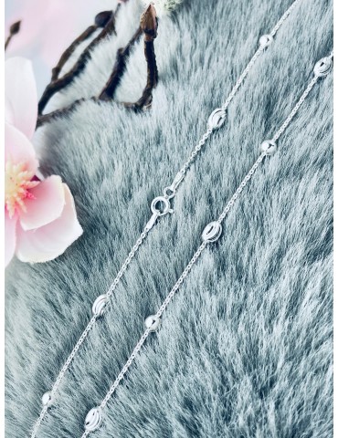 Ball 925 Silber Halskette Halsband Damen Kinder