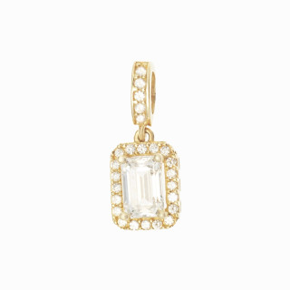 Anhänger Kettenanhänger Gelbgold Goldanhänger 585er 14KT mit Zirkonia