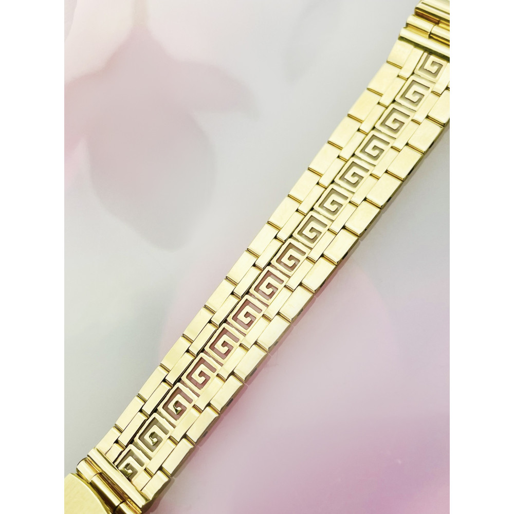 Goldene Uhr Geneve Quartz Gelbgold 585er 14KT