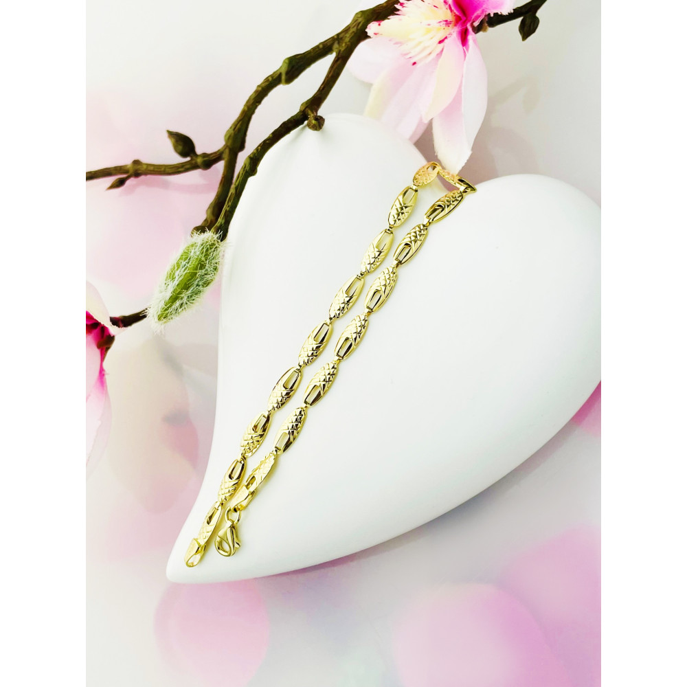 Damen Goldarmband Armband Armkette Gelbgold 585er 14KT