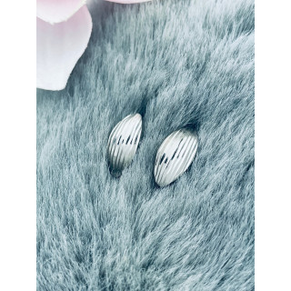 Oval 925 Silber Ohrringe