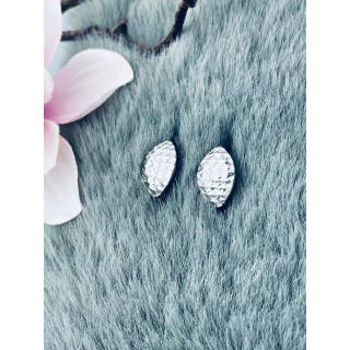 Oval 925 Silber Ohrringe