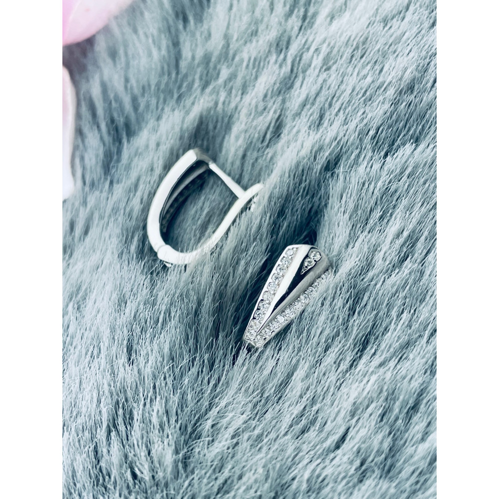 925 Silber Ohrringe mit Zirkonia