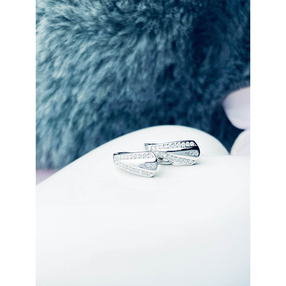 925 Silber Ohrringe mit Zirkonia