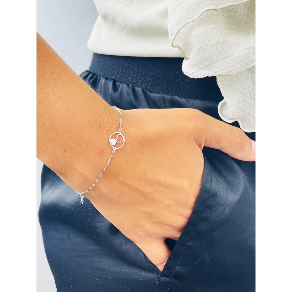Herz Armband 925 Silber Damen Kinder
