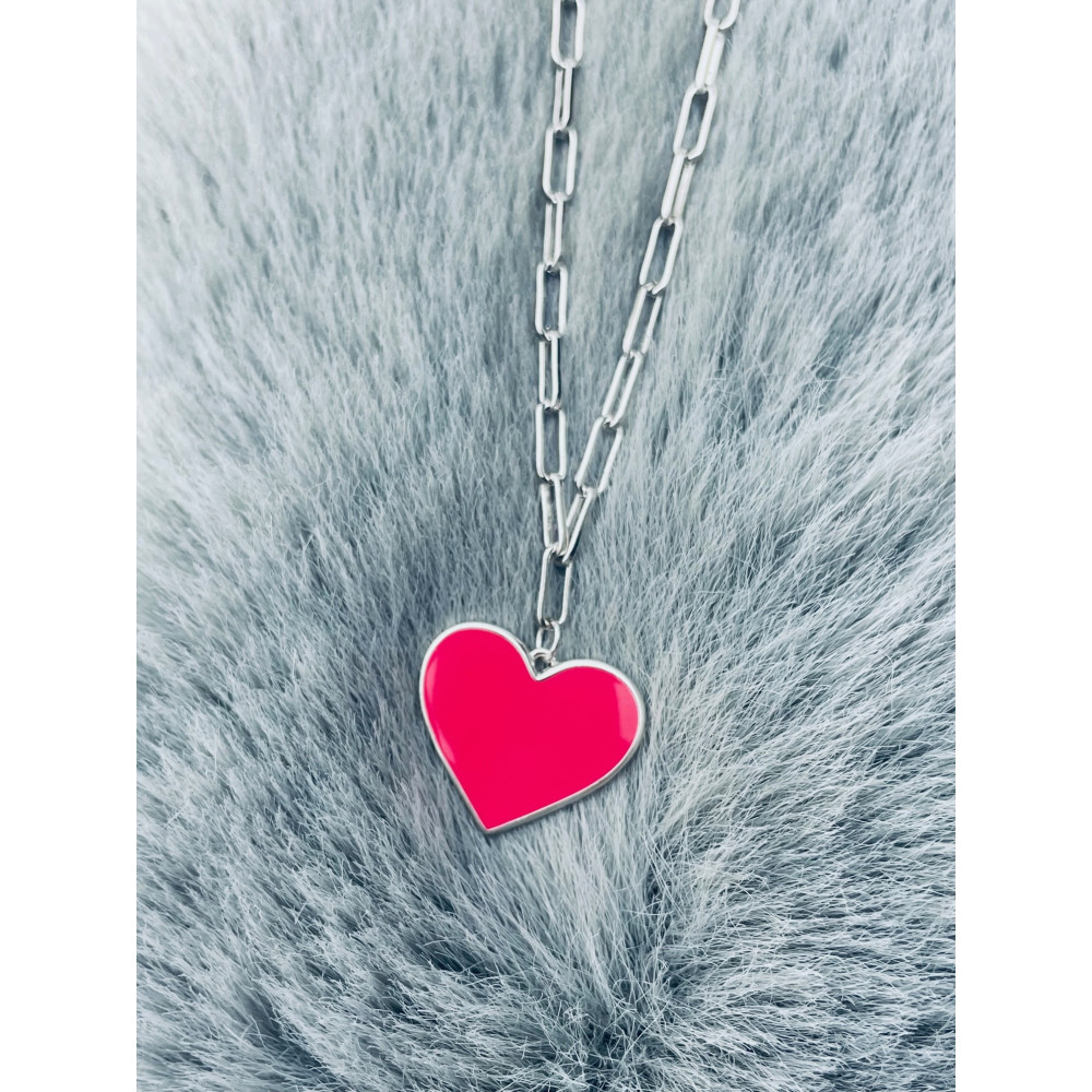 Herz 925 Silber Halskette Halsband Damen Kinder
