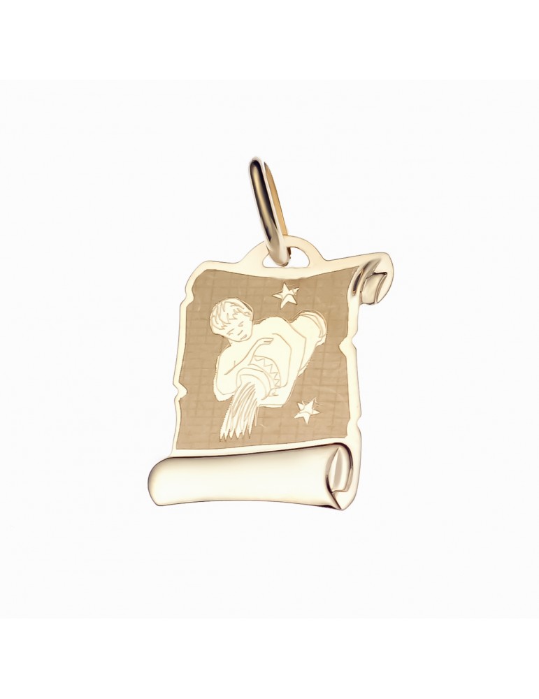 Goldanhänger Gelbgold Papyrus Wassermann Sternzeichen Tierkreiszeichen Horoskop Kettenanhänger Goldanhänger Gelbgold Papyrus Wassermann Sternzeichen Tierkreiszeichen Horoskop Kettenanhänger