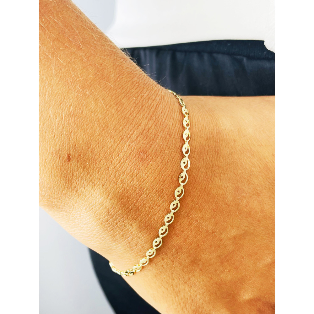 Damen Goldarmband Armband Armkette Gelbgold 585er 14KT