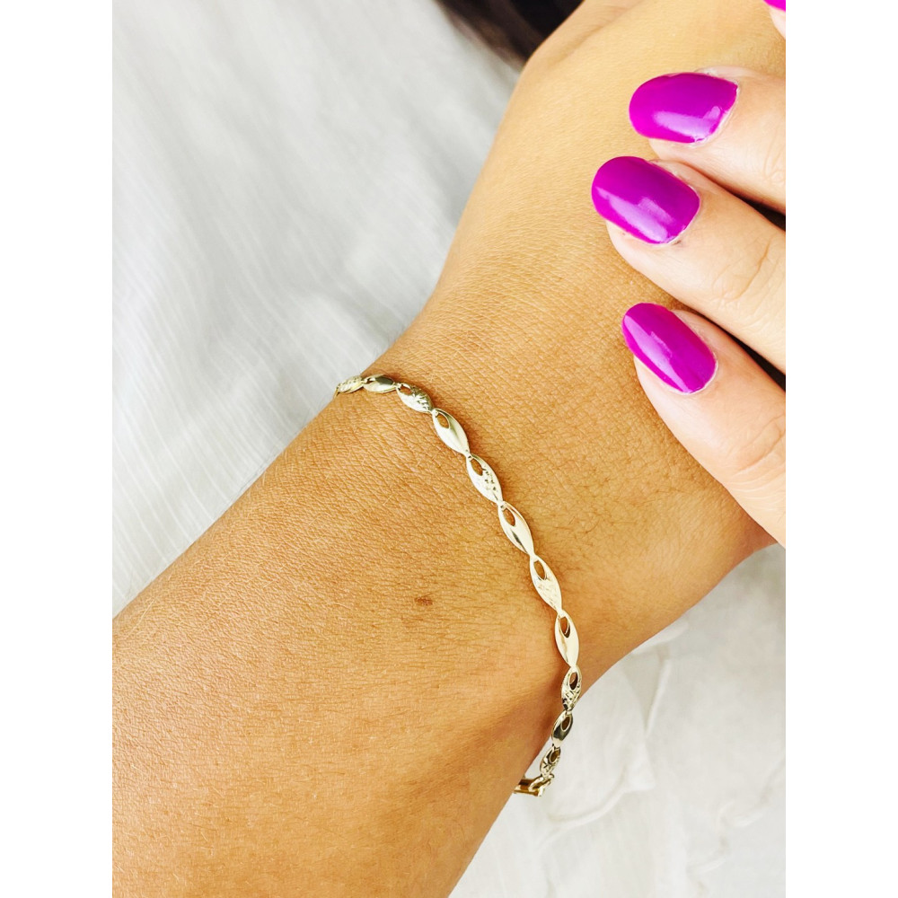 Damen Goldarmband Armband Armkette Gelbgold 585er 14KT