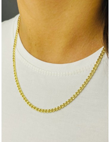 Goldkette Halskette Kette Nonnakette Doppelpanzerkette Gelbgold