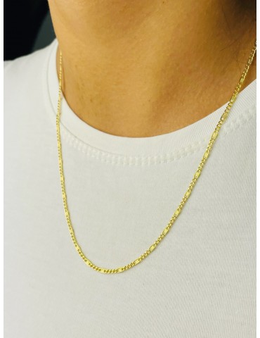 Goldkette Halskette Figarokette Figaro Kette Collier Gold 585er 14KT