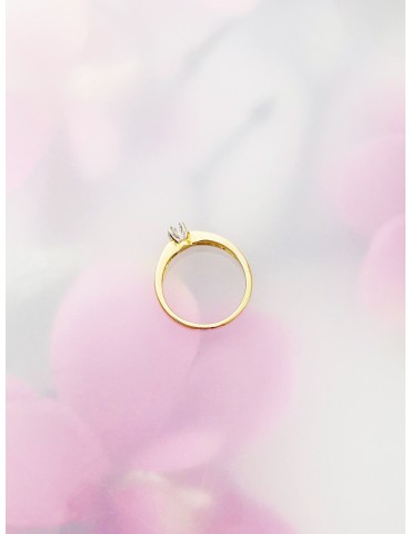 Verlobungsring mit Diamant Gold 585er 14KT