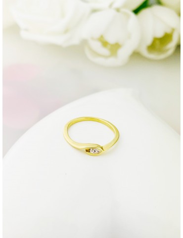 Verlobungsring mit Diamant Gold 585er 14KT