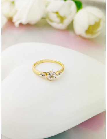 Verlobungsring mit Diamant Gold 333er 8KT