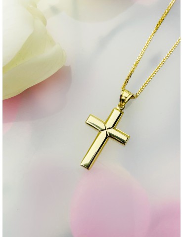 Goldanhänger Kettenanhänger Gold Anhänger Kreuz Goldkreuz Gelbgold 585er 14KT