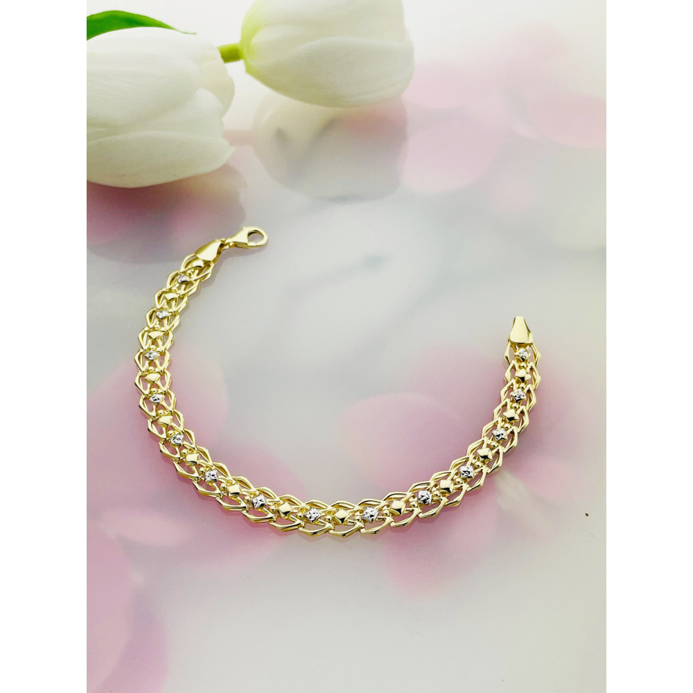 Damen Goldarmband Armband Armkette Gelbgold 585er 14KT