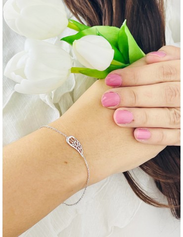 Flügel Armband 925 Silber Damen Kinder