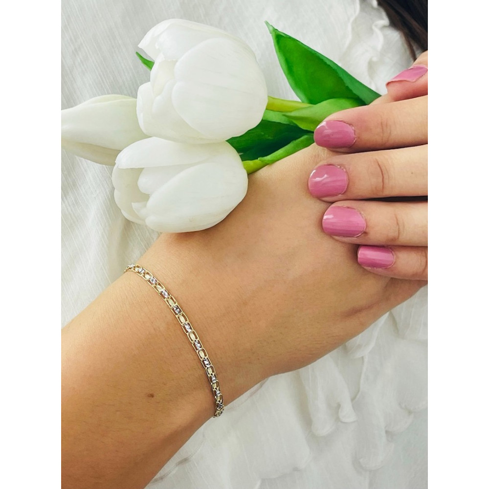 Damen Goldarmband Armband Armkette Gelbgold 14KT 585er