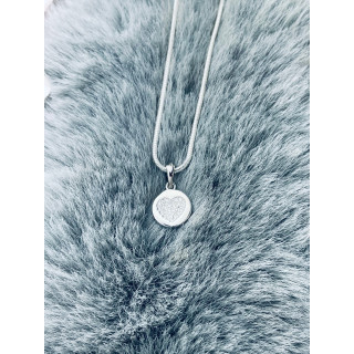 925 Silber Damen Medaillon Anhänger Herz mit Zirkonia
