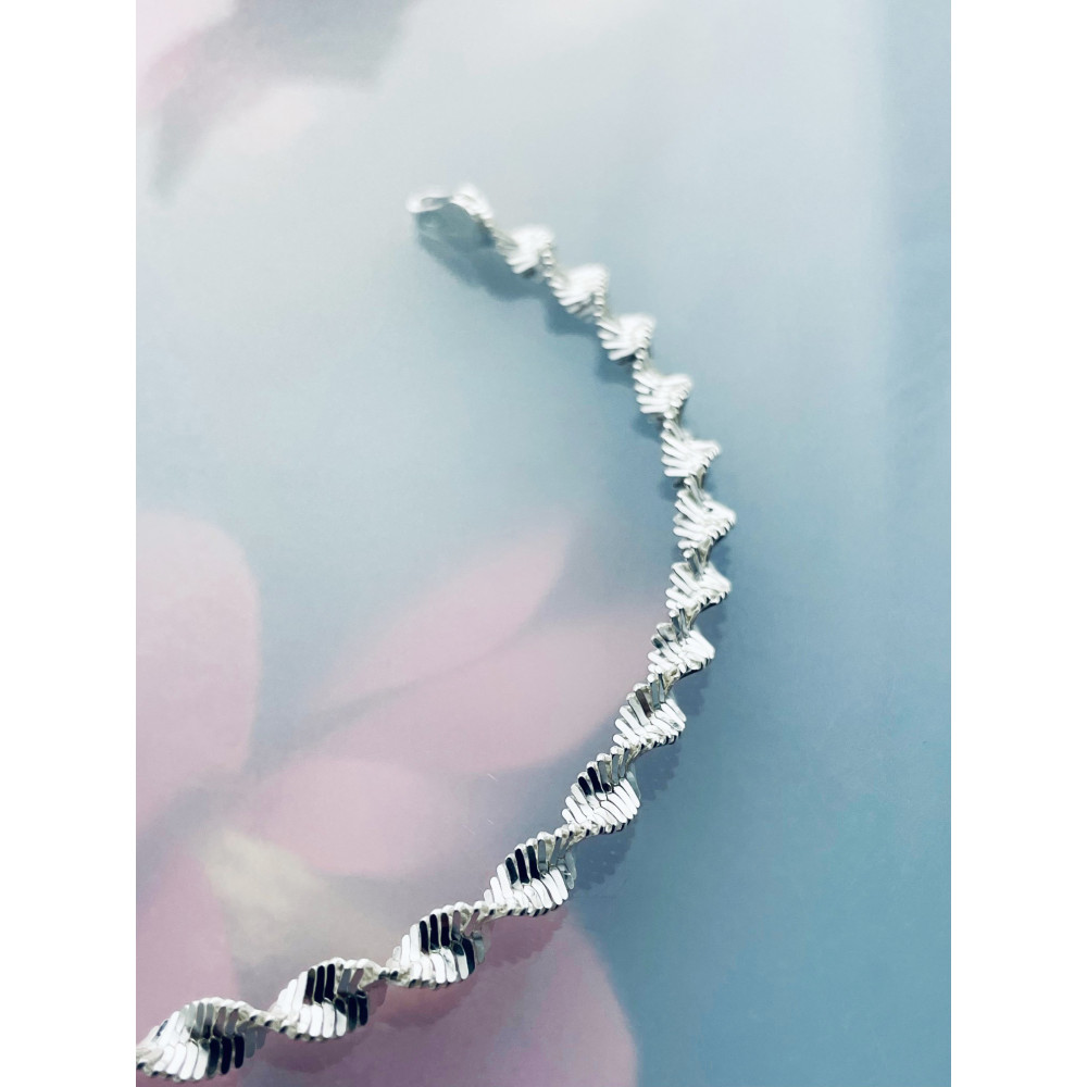 Twist Armband 925 Silber Damen Kinder
