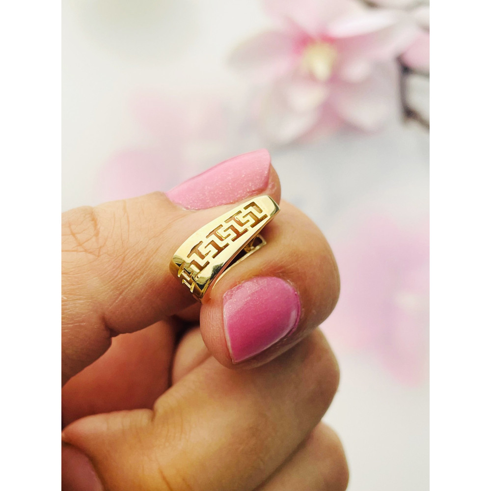 griechisch Ohrringe Ohrhänger Ohrstecker Ohrschmuck Gelbgold Paar 585er 14KT