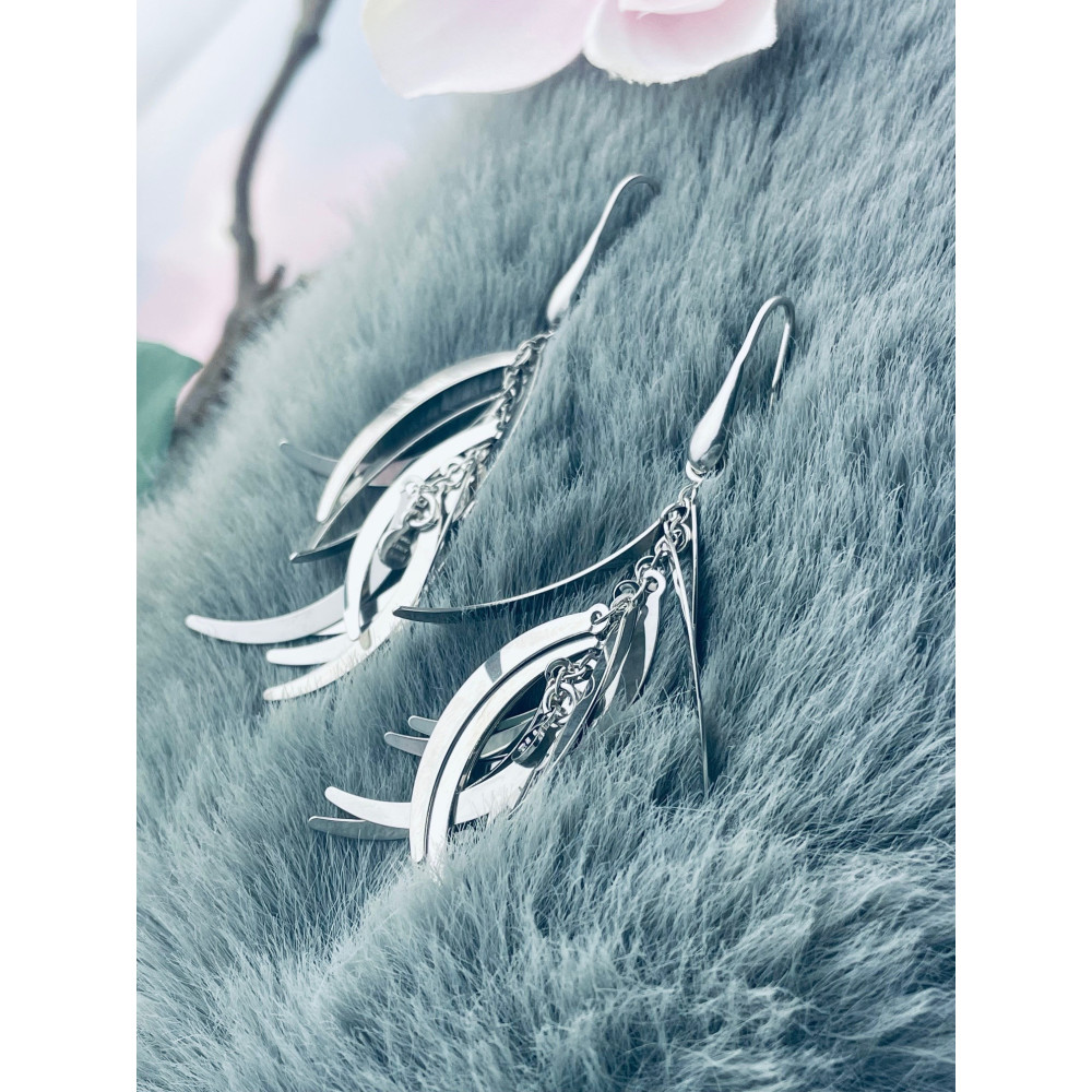 Tropenohrringe 925 Silber Ohrringe