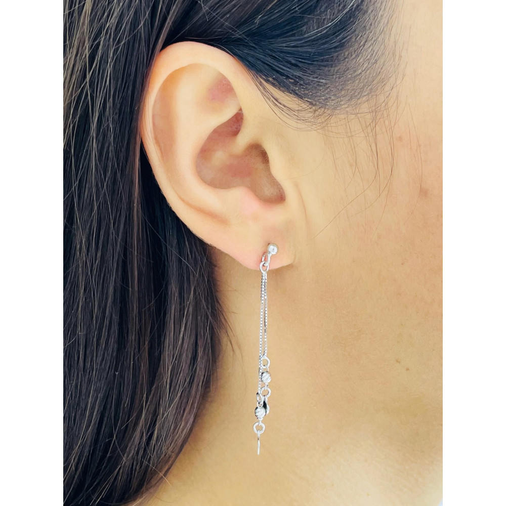 Herz 925 Silber Ohrringe Damen