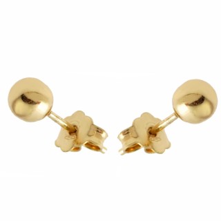 copy of Złote kolczyki serce z cyrkoniami