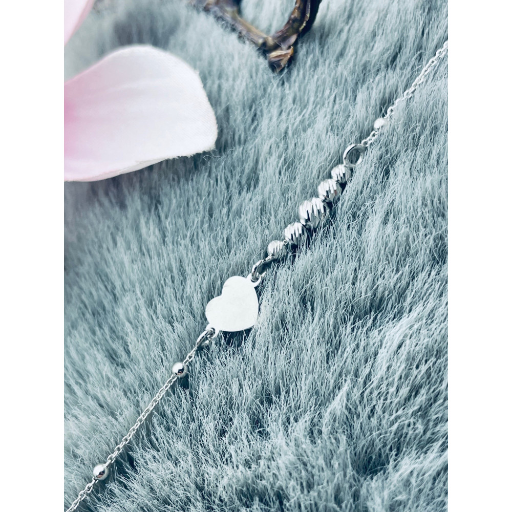 Herz Armband 925 Silber Damen Kinder