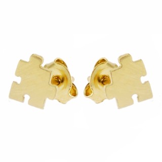 copy of Złote kolczyki serce z cyrkoniami