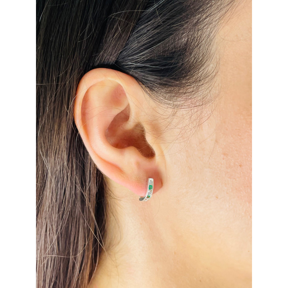 925 Silber Ohrringe mit Zirkonia