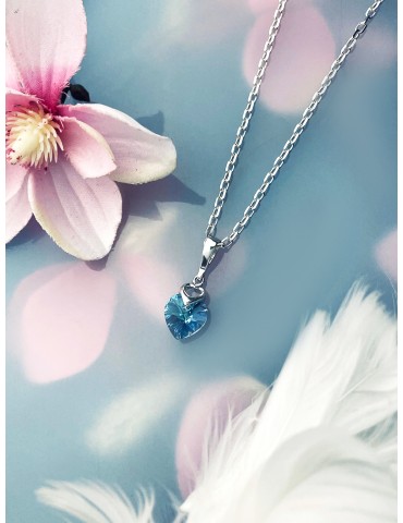 925 Silber Damen Medaillon Anhänger Herz mit Zirkonia