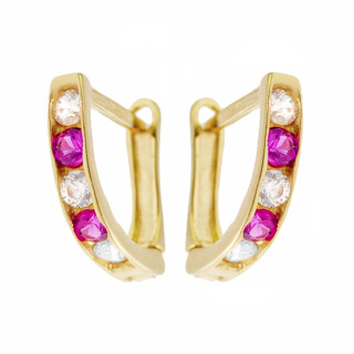 Gold Ohrringe Mit Zirkonia Ohrhänger Ohrstecker Ohrschmuck Gelbgold