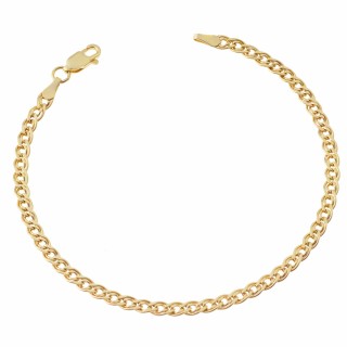 copy of Złota bransoletka z zawieszkami serce