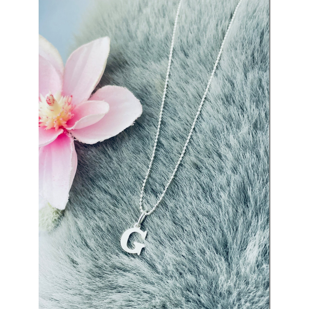 925 Silber Anhänger Buchstabe G Kettenanhänger