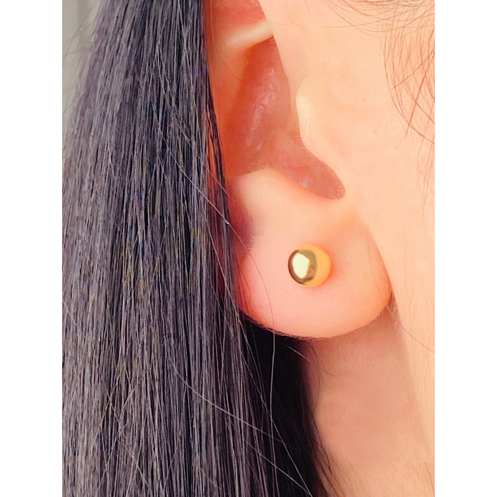 Ohrringe Ohrhänger Ohrstecker Ohrschmuck Kugeln Gelbgold Paar 585er 14KT
