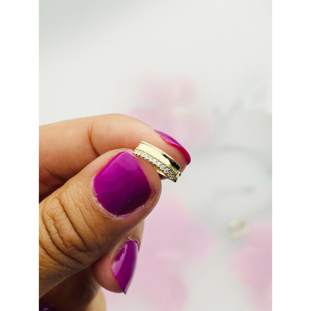 Ohrringe mit Zirkonia Ohrhänger Ohrstecker Ohrschmuck Gelbgold Paar 585er 14KT