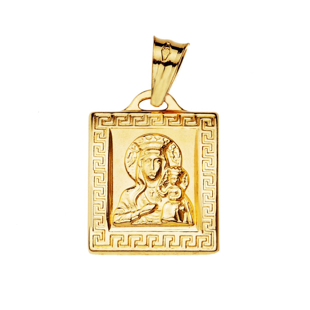 Anhänger Madonna Maria mit Jesus Goldanhänger Erstkommunion 585er 14KT