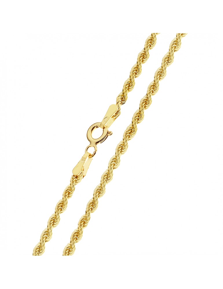 Złoty łańcuszek Korda Kordel Rope Złoty łańcuszek Korda Kordel Rope