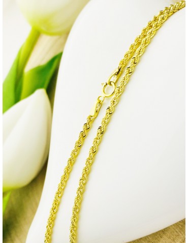 Złoty łańcuszek Korda Kordel Rope