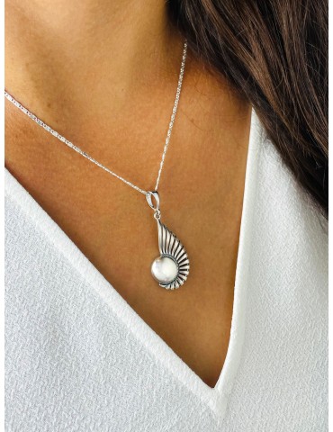 Kugel 925 Silber Damen Medaillon Anhänger