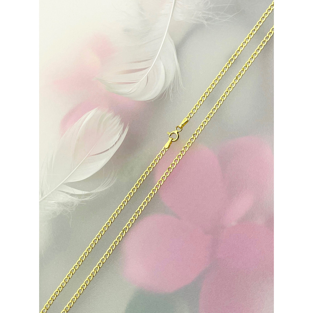 Goldkette Halskette Kette Panzerkette Collier Cuban Gelbgold Gold 585er 14KT
