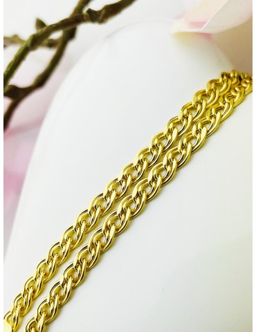 Goldarmband Armband Armkette Nonnakette Doppelpanzerkette Gelbgold 585er 14KT