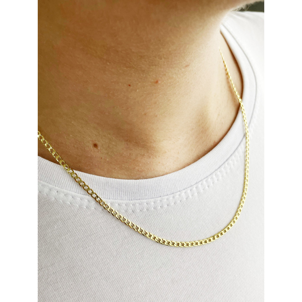 Goldkette Panzerkette Halskette Collier Echt 585 Gold
