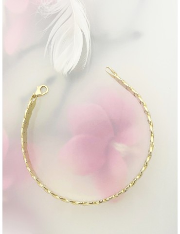 Herz Damen Goldarmband Armband Armkette Gelbgold 585er 14KT