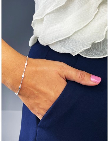 925 Silber mit Kugel Armband