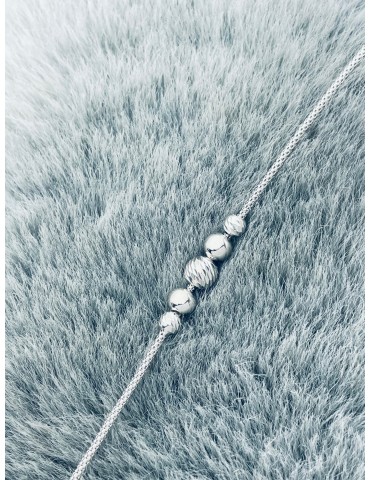 Kugel Armband 925 Silber Damen