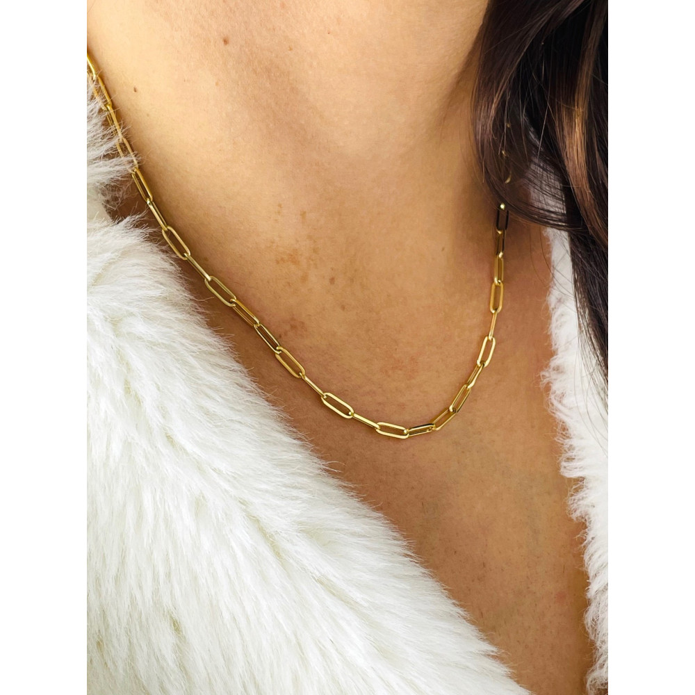 goldenes Halsband Ankerkette Gold 585er 14KT