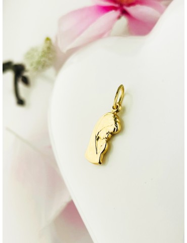 Anhänger Madonna Maria Gelbgold Gold 585er 14KT