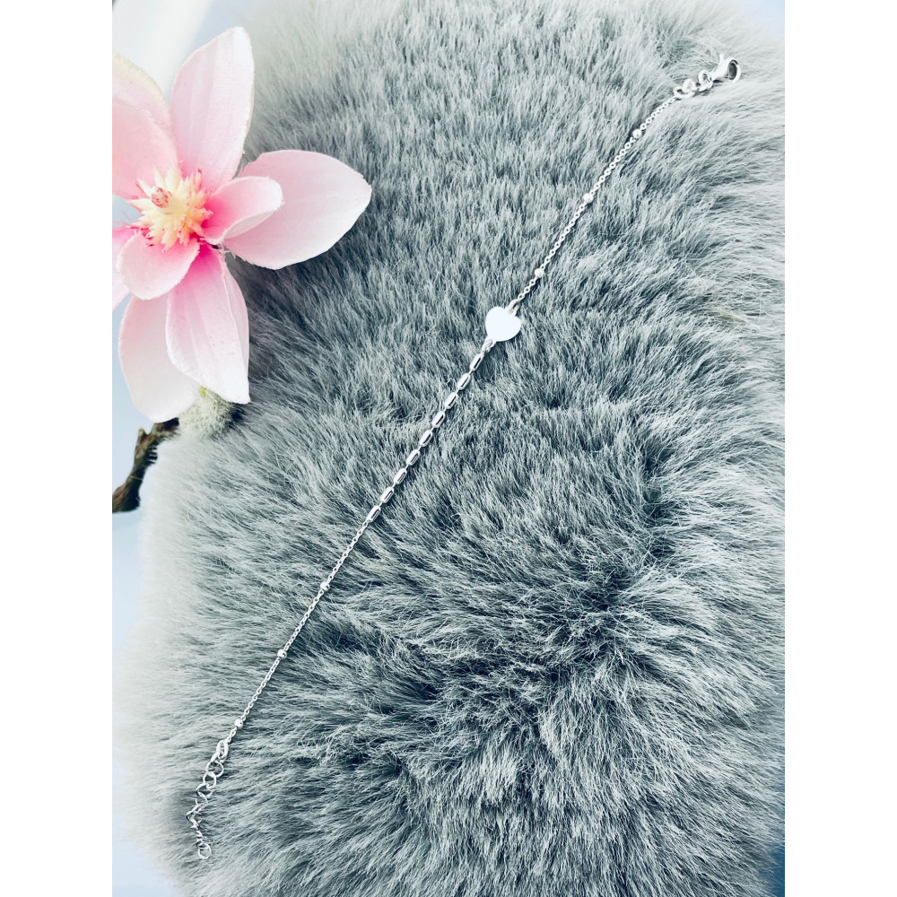 copy of Złota bransoletka celebrytka serce nieskończoność